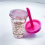 Imagem de Kit 2 unidades de lip tint gloss labial formato milk shake glitter cheirinho doce