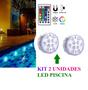 Imagem de Kit 2-UNIDADES luz Led Rgb Colorida Ventosa P/piscina+controle - EMB-ECOMMERCE-LUMINAI