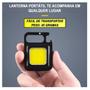 Imagem de Kit 2 unidades - Mini Lanterna Refletor Led Chaveiro Pesca Acampamento