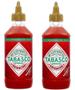 Imagem de Kit 2 Unidades Molho De Pimenta Tabasco Sriracha 256 ml