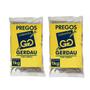 Imagem de Kit 2 Unidades - Prego Com Cabeça 17x21 Gerdau 1kg