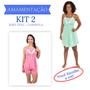 Imagem de Kit 2 Unidades - Short doll E Camisola Gestante Amamentação Maternidade