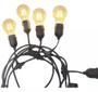 Imagem de Kit 2 Varal Cordão de Luzes Led  com 5 Metros + Lampada