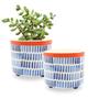 Imagem de Kit 2 Vaso De Plantas Flores Redondo Decorativo Arranjo 1,3l