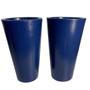 Imagem de Kit 2 Vaso Decorativo Redondo 60cm De Polietileno Para Plantas E Flores 