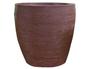 Imagem de Kit 2 Vaso Planta 40x40 Oval Moderno Polietileno