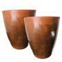 Imagem de Kit 2 Vasos Cone Marmorizado 40x25