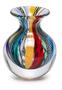 Imagem de Kit 2 Vasos Decorativo Cristal Murano Cá Doro - Hippie N2