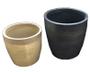 Imagem de Kit 2 Vasos Plantar e Decorar 40 + 30 Oval Moderno Polietileno