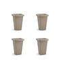 Imagem de Kit 2 Vasos Quadrado Grande 19,5L Resistente Horta Jardim Plantas Ervas Flores