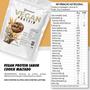 Imagem de Kit 2 Vegan Protein 837g Cookie Maltado + Bauni c/ Choco Bco