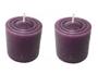 Imagem de Kit 2 Velas Perfumadas Com Aroma De Uva - Cor Roxa Escuro