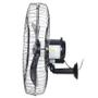 Imagem de Kit 2 Ventilador Parede 60cm Bivolt 110V 220V 200W Industrial Turbo Turbão 3 Pás Vent New 610 Preto