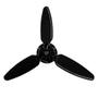 Imagem de Kit 2 Ventiladores de Teto Preto Aço Tratado 3 Pas 127v com Chave de Controle de Velocidade Ventisol