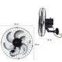 Imagem de Kit 2 Ventiladores Parede 50cm 220V 200W Industrial Turbo Turbão 6 Pás Vitalex OP50AP220 Preto