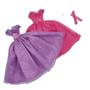 Imagem de kit 2 Vestido de debutante para boneca boneca barbie lilas e Pink