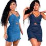 Imagem de Kit 2 Vestidos Lisos Curtos: Look Casual em Dobro