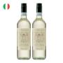 Imagem de Kit 2 Vinhos Leonardo Da Vinci Pinot Grigio Branco Itália 750ml