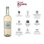 Imagem de Kit 2 Vinhos Perles Branco Suavignon Blanc e Rosé Grenache  vinícola Gérard Bertrand