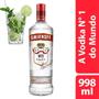 Imagem de Kit 2 Vodka Smirnoff 998ml Tri destilada Original