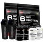 Imagem de Kit 2 Whey 6 Six Protein 900G+ 2 Power Glutamina