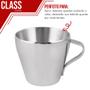 Imagem de Kit 2 Xícaras Café Expresso Parede Dupla Aço Inox 80ml