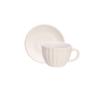 Imagem de Kit 2 Xícaras Com Pires Café Bella 90ML Cor Branco