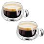 Imagem de Kit 2 Xicaras para Chá Café com Parede Dupla de Vidro Borossilicato - 240mL - Class Home