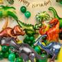 Imagem de Kit 20 Balão Dinossauro Metalizado 32cm Decoração Festa Aniversário T-rex Velocirraptor Jurassic