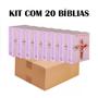 Imagem de Kit 20 Biblias Pequena Evangelismo - Edição de Promessas Feminina