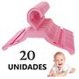 Imagem de Kit 20 Cabide Para Bebê Infantil Coloridos Menina Menino Plástico Acrílico Resistente
