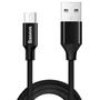 Imagem de Kit 20 Cabo Micro Usb V8 1 Metro Nylon Trançado Dados e Carregador