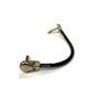 Imagem de kit 20 Cabos P/ Pedal 15cm Angular Preto Dcp06j Dunlop 8924