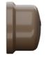 Kit 20 Caps Tampão Soldável 3/4 25MM Pvc Marrom - FORTLEV Imagem de Kit 20 Caps Tampão Soldável 3/4 25MM Pvc Marrom