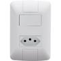 Imagem de Kit 20 conjunto 1 interruptor simples + 1 tomada 2p+t 10a tramontina aria