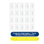Imagem de Kit 20 Conjunto Interruptor 1 Tecla Simples 10A Embutir Radial Branco Completo