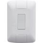 Imagem de Kit 20 Conjunto Interruptor Simples Completo Com Placa Aria 4x2 Tramontina