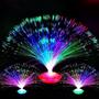 Imagem de Kit 20 Enfeite De Mesa Abajur Fibra Optica Neon Festas Decoração - Festas e Decor