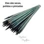 Imagem de Kit 20 Estacas Tutor De Planta Haste Bambu 1m+10mts Amarril
