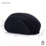 Imagem de Kit 20 Estojo Óculos De Sol C/ Zíper Case Preto Curvado