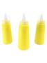 Imagem de Kit 20 frascos de mostarda plástica  amarelo - Lider Pauli/Stamplas