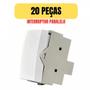 Imagem de Kit 20 interruptor paralelo 10a margirius sleek pa016060