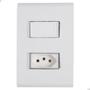 Imagem de Kit 20 Interruptor + Tomada 10A 4X2 Embutir Liz Tramontina