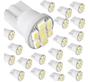 Imagem de Kit 20 Lampada T10 8 Led Branca Pingo Luz 6000k