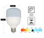 Imagem de Kit 20 Lâmpadas Led 40w Bulbo 6500k E27 Super Econômica Branco Frio Ultra Luz