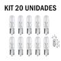 Imagem de Kit 20 Lâmpadas T5 Pinguinho 1.2w 12v Halógena Original Painel Carro Moto Pinguinho Universal