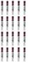 Imagem de Kit 20 Lip Gloss Cor 01 Prateado 4ml - Ramona Make Up