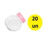 Imagem de Kit 20 Mini Baleiros 50 Ml Tampa Rosa Claro Lembrancinha