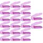 Imagem de Kit 20 Organizadores De Sapato Reforçado Com 3 Alturas Rosa
