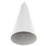 Imagem de Kit 20 Pendentes Cone Lowcost Aluminio Decoracao Branco